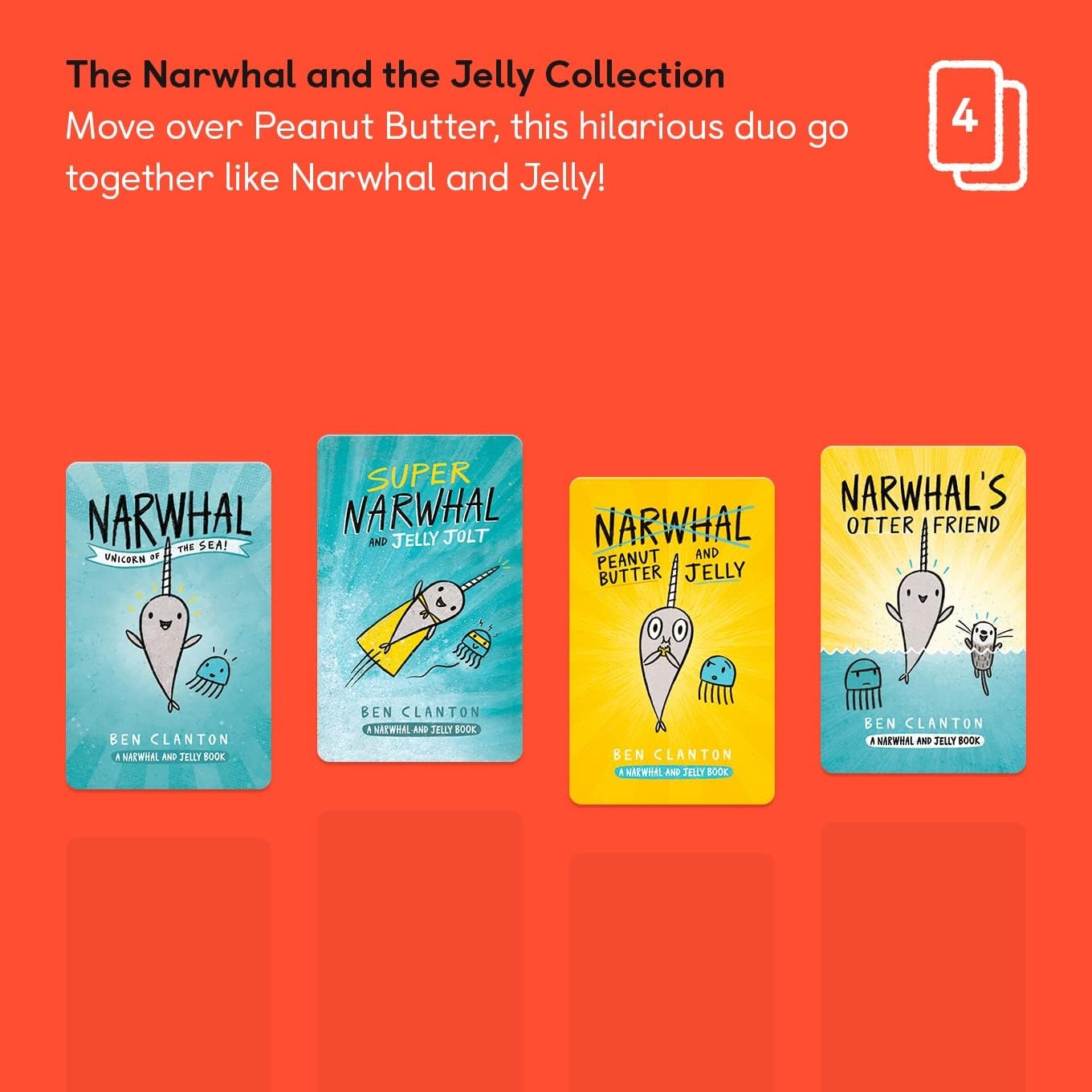 image:imageYOTO  The Narwhal amp Jelly Collection by Ben Clanton  8 Kids Audio Cards for Use with Player amp Mini Allin1 Audio Device ScreenFree Listening with Fun Playtime Bedtime amp Travel Stories Ages 5