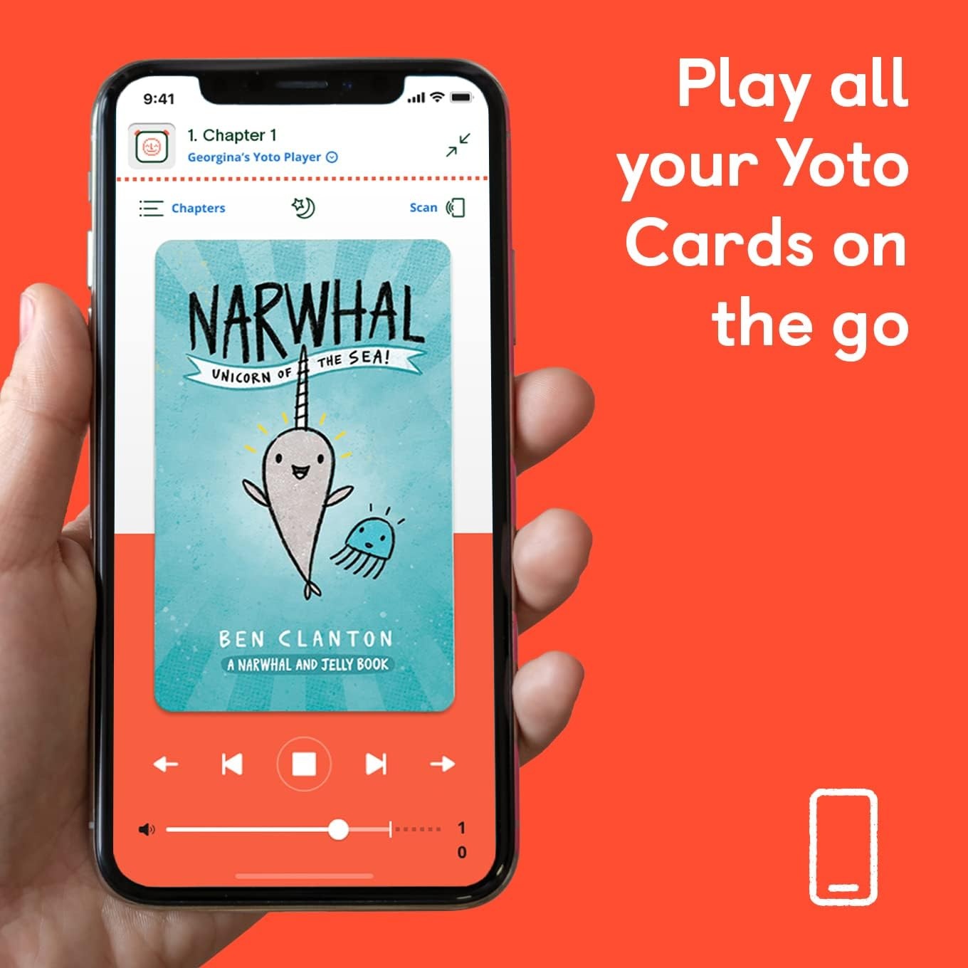 image:imageYOTO  The Narwhal amp Jelly Collection by Ben Clanton  8 Kids Audio Cards for Use with Player amp Mini Allin1 Audio Device ScreenFree Listening with Fun Playtime Bedtime amp Travel Stories Ages 5