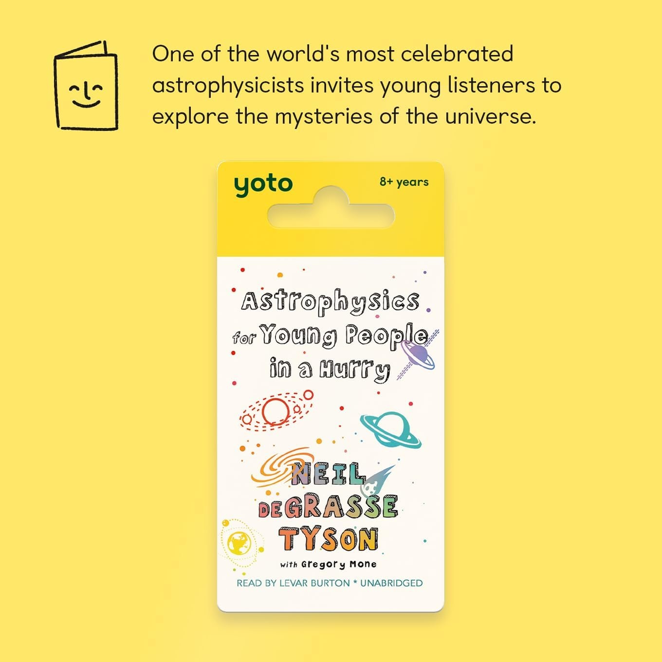 image:imageYOTO Astrophysics for Young People in a Hurry  Kids Audio Card for Use with Player amp Mini Allin1 Audio Player Educational amp ScreenFree Listening with Fun Playtime Bedtime amp Travel Ages 8