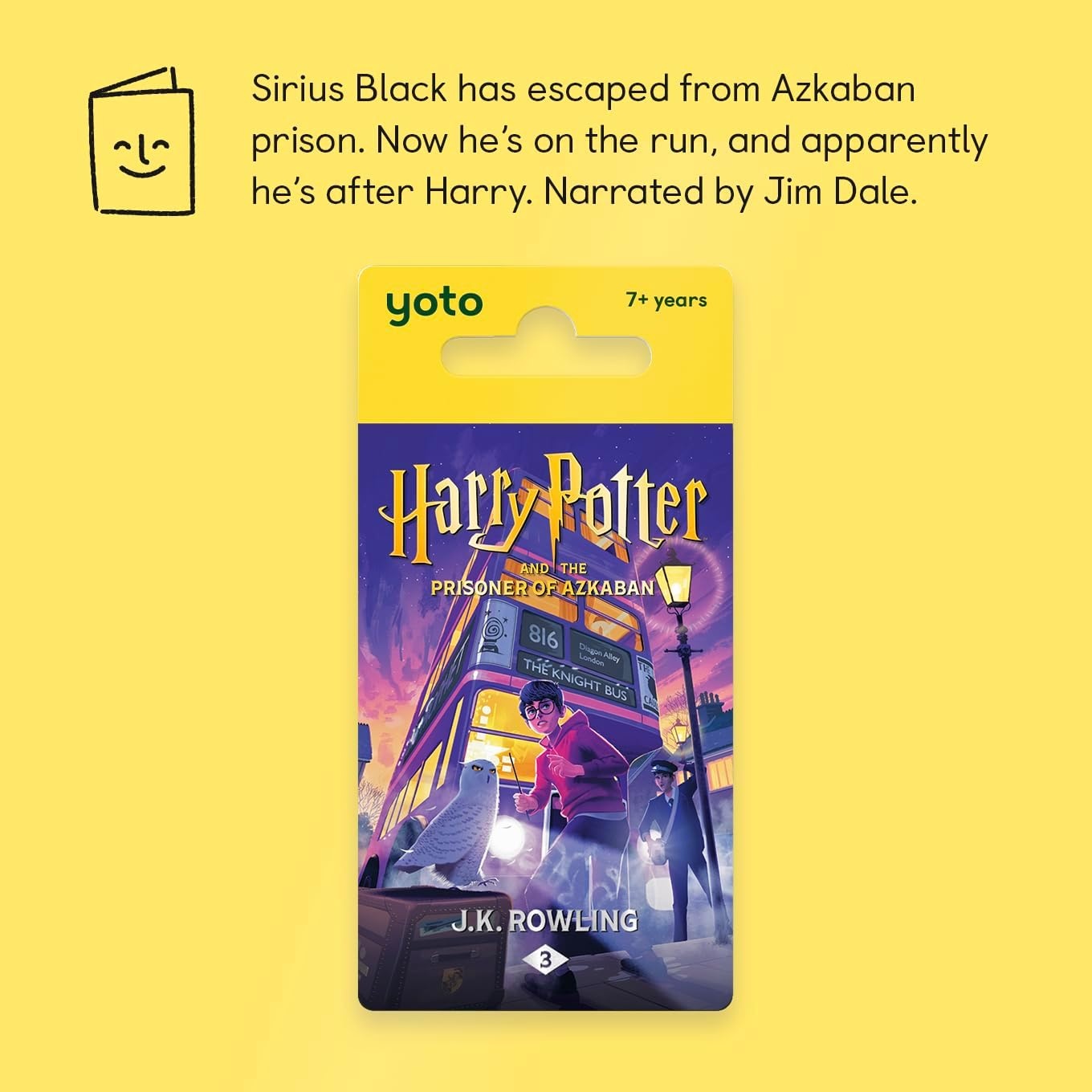 image:imageYOTO Harry Potter and The Prisoner of Azkaban  Kids Audio Card for Use with Player amp Mini Allin1 Audio Device ScreenFree Listening with Fun Playtime Bedtime amp Travel Stories Ages 7