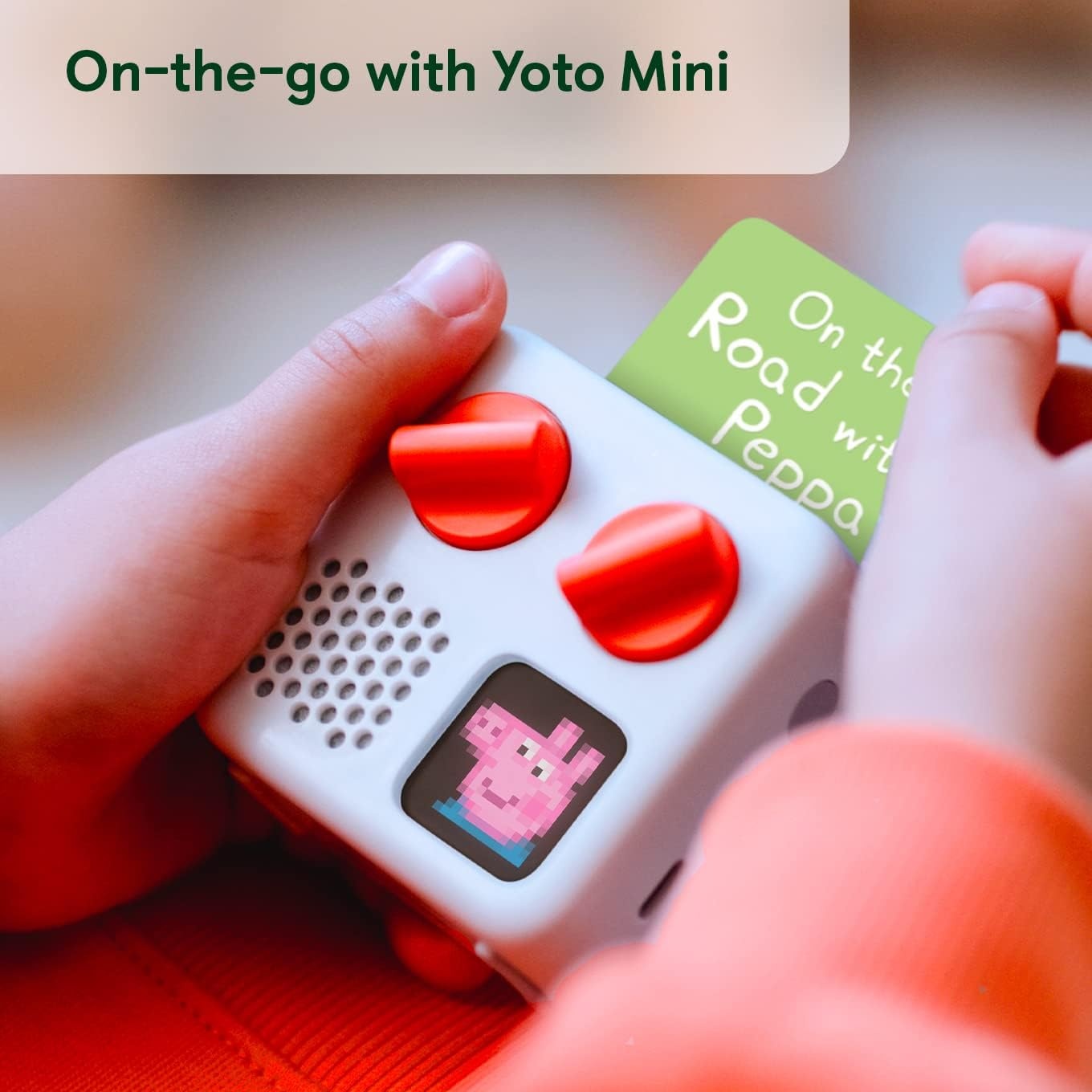 image:imageYOTO Peppa Pig On The Road with Peppa  Kids Audio Card for Use with Player amp Mini Allin1 Audio Device Educational ScreenFree Listening with Fun Playtime Bedtime amp Travel Stories Ages 3