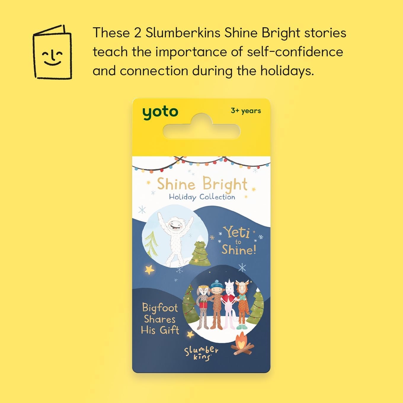 image:imageYOTO Slumberkins Shine Bright Holiday Collection  Kids Audio Card for Use with Player amp Mini Allin1 Audio Player Educational amp ScreenFree Listening with Fun Playtime Bedtime amp Travel Ages 3