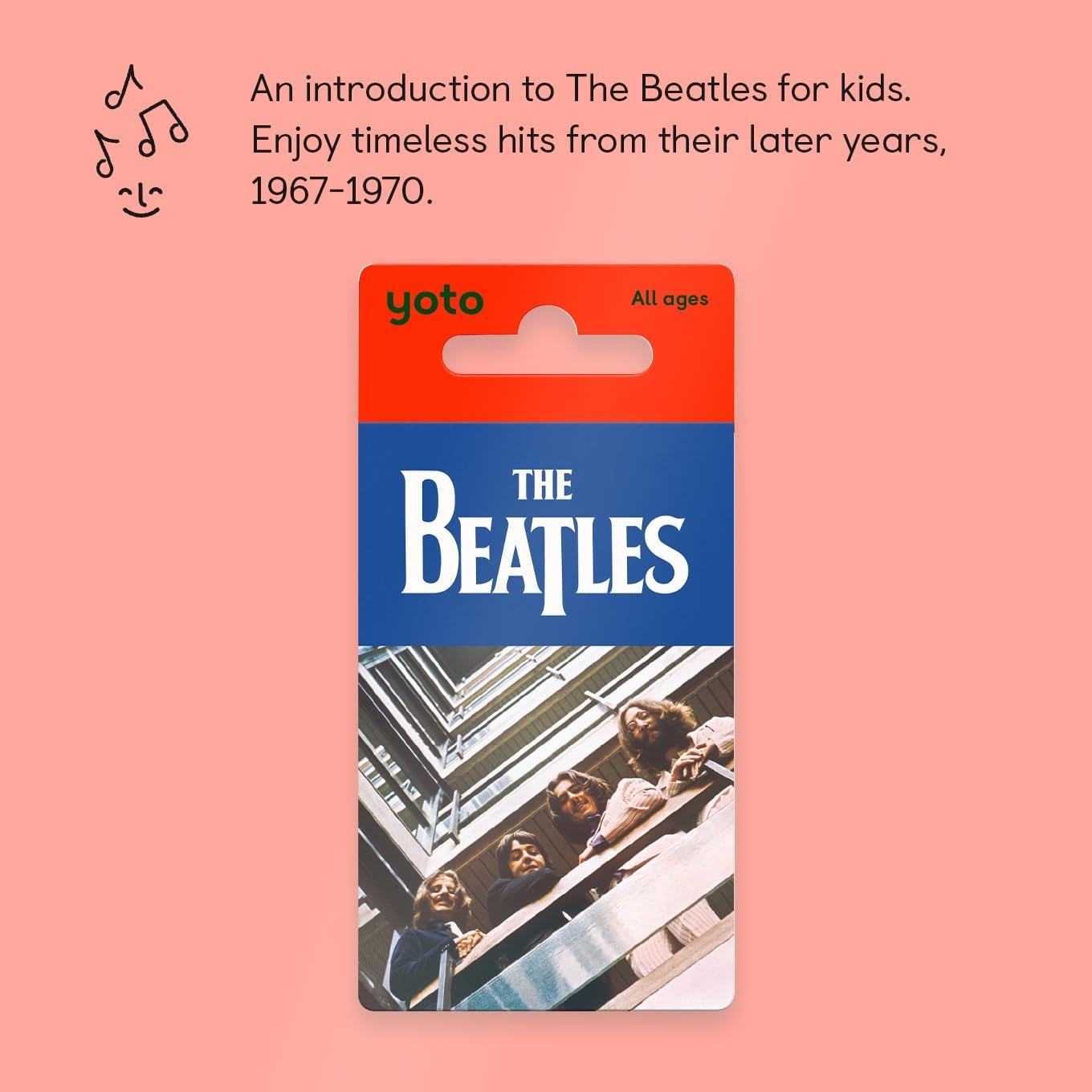 image:imageYOTO The Beatles 19671970  Kids Musical Card for Use with Player amp Mini Allin1 Audio Device ScreenFree Listening with Fun Singalong Rock Pop Songs for Playtime Parties amp Travel