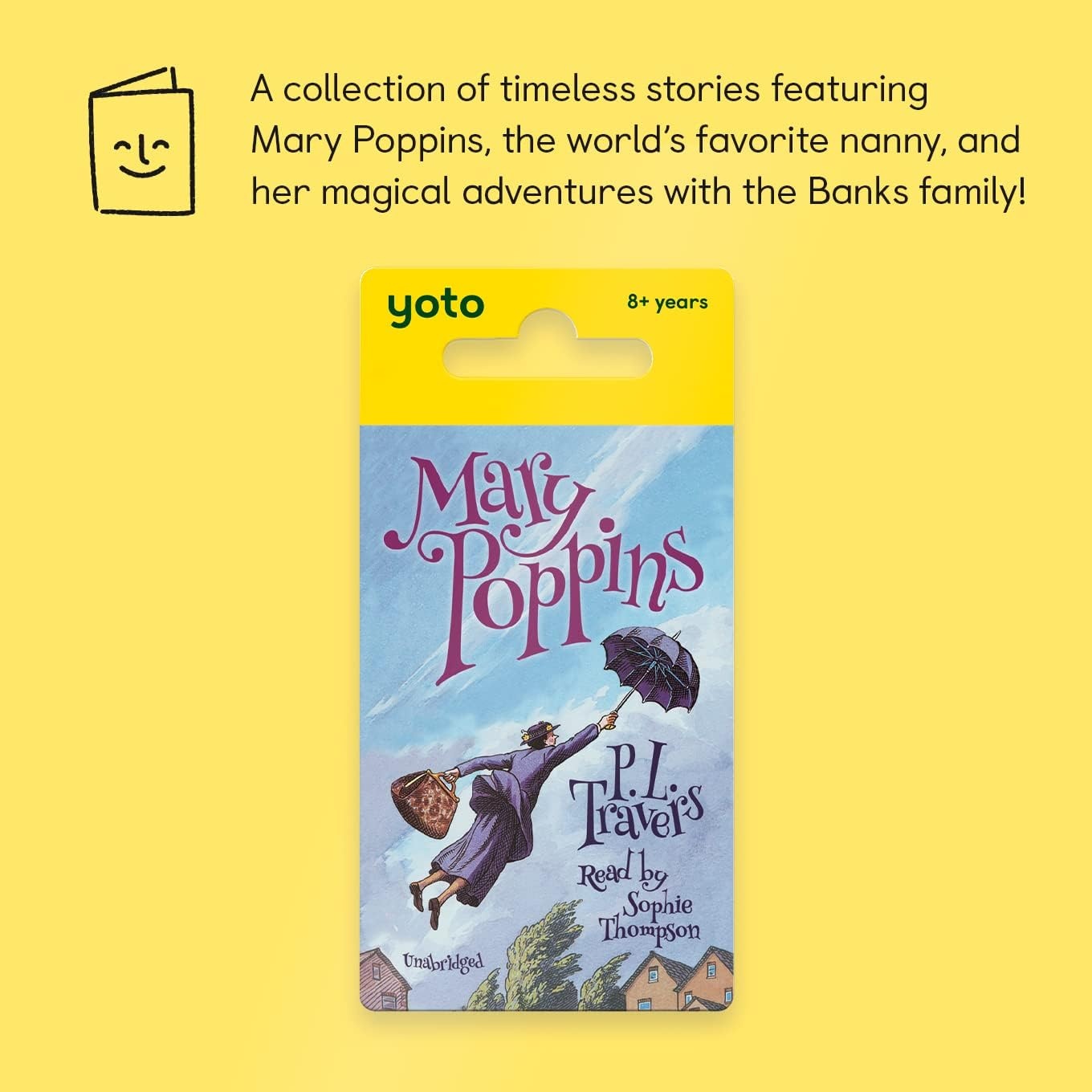 image:imageYOTO The Mary Poppins Collection by PL Travers  3 Kids Audio Cards for Use with Player amp Mini Allin1 Audio Device ScreenFree Listening with Fun Playtime Bedtime amp Travel Stories Ages 10