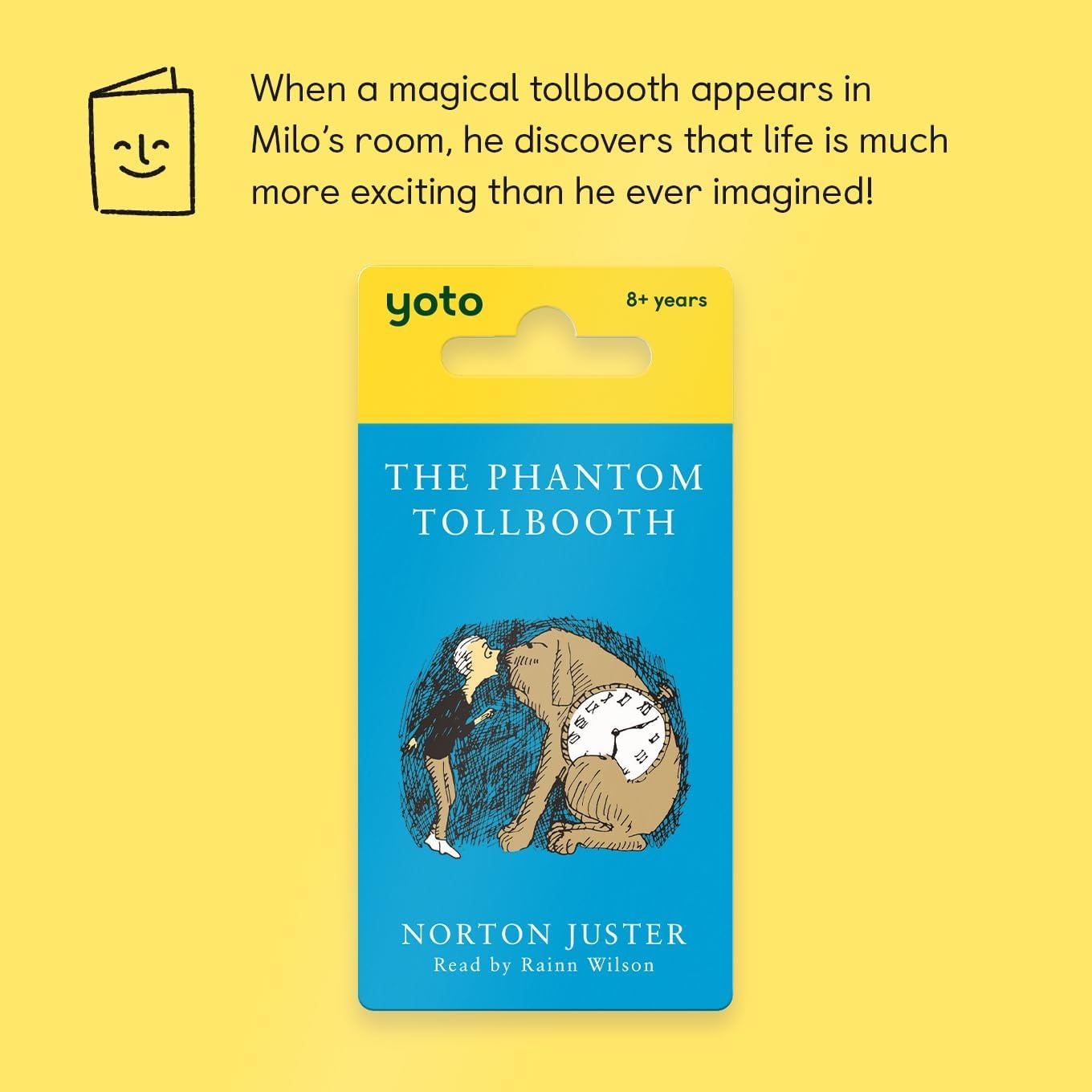 image:imageYOTO The Phantom Tollbooth  Kids Audio Card for Use with Player amp Mini Allin1 Audio Player Educational amp ScreenFree Listening with Fun Playtime Bedtime amp Travel Stories Ages 8