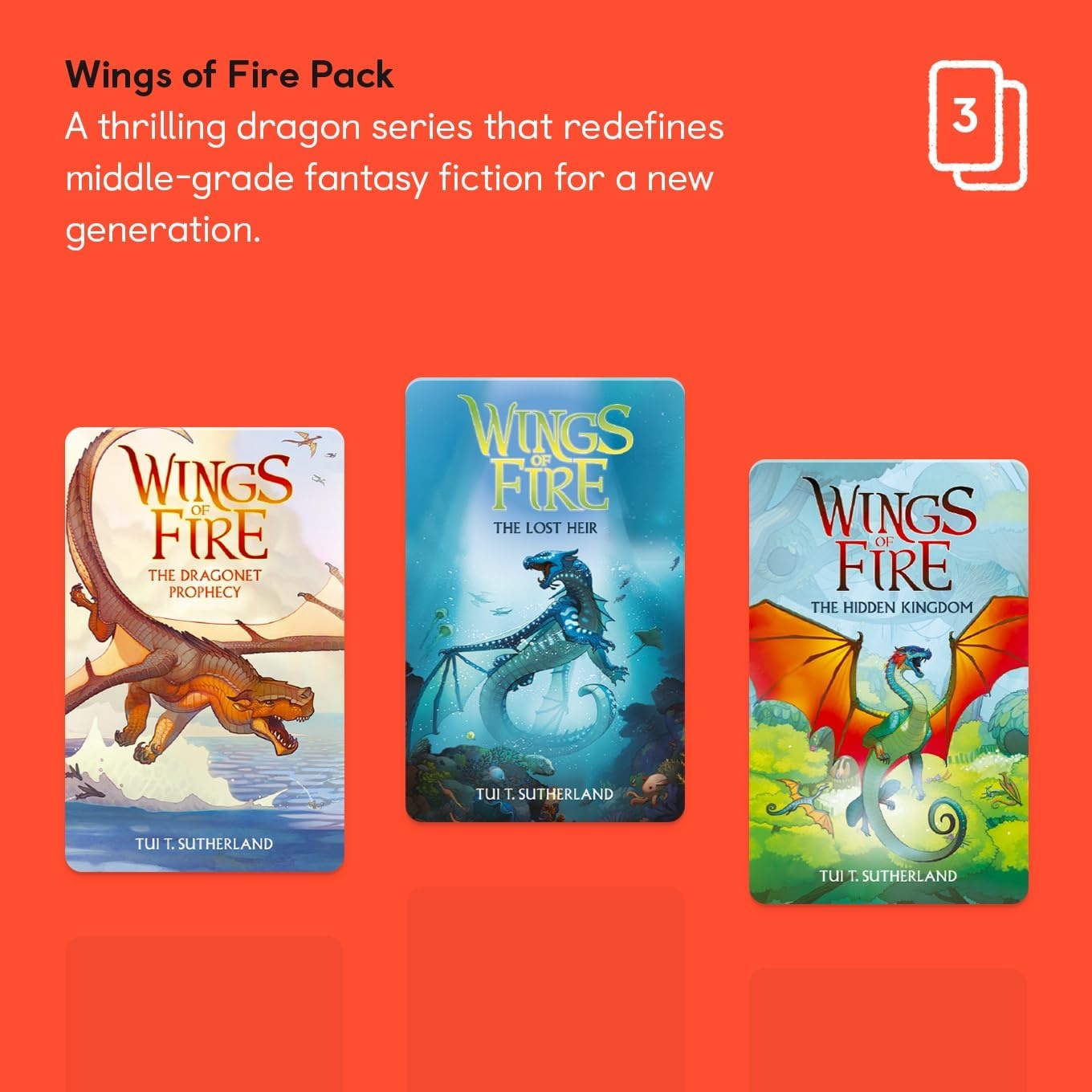 image:imageYOTO Wings of Fire by Tui T Sutherland  3 Kids Audio Cards for Use with Player amp Mini Allin1 Audio Player Educational ScreenFree Listening with Fun Playtime Bedtime amp Travel Stories Ages 8