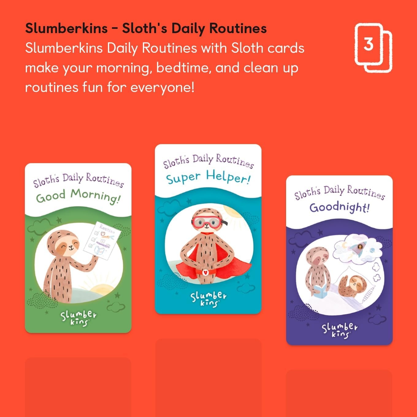 image:imageYoto Slumberkins Sloths Daily Routines  Kids Audio Card for Use with Player amp Mini Allin1 Audio Player Educational amp ScreenFree Listening with Fun Playtime Bedtime amp Travel Ages 2