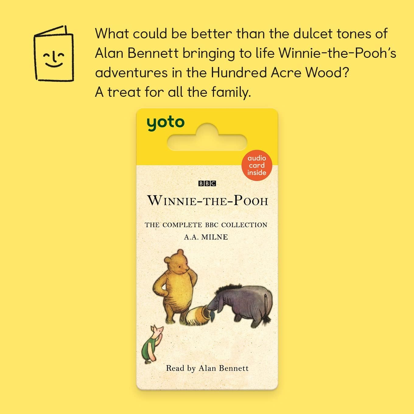 image:imageYoto Winnie The Pooh The Complete BBC Collection  Kids Audio Card for Use with Player amp Mini Allin1 Audio Device ScreenFree Listening with Fun Playtime Bedtime amp Travel Stories Ages 5