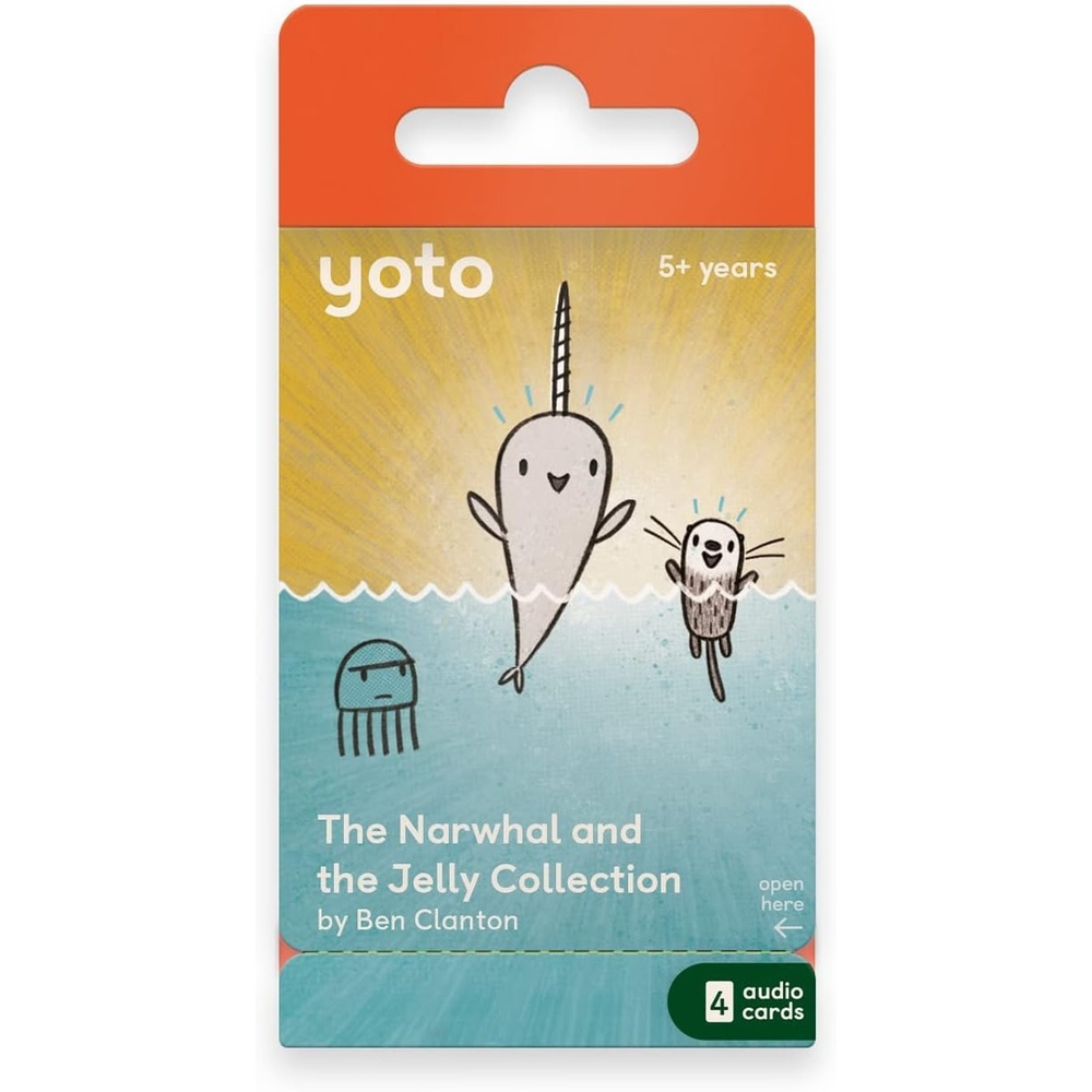 image:imageYOTO  The Narwhal amp Jelly Collection by Ben Clanton  8 Kids Audio Cards for Use with Player amp Mini Allin1 Audio Device ScreenFree Listening with Fun Playtime Bedtime amp Travel Stories Ages 5