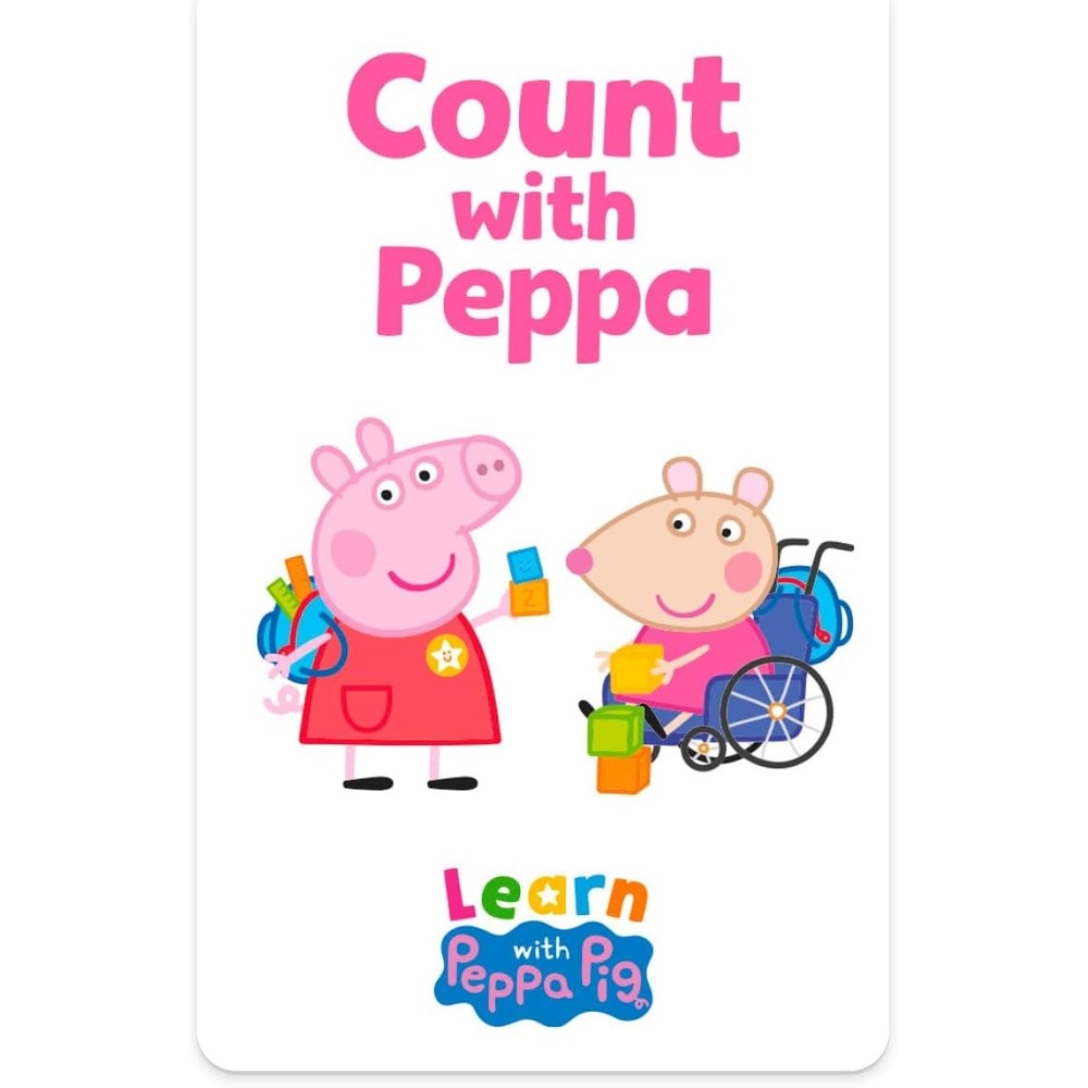 image:imageYOTO Learn with Peppa Pig Count with Peppa  Kids Audio Card for Use with Player amp Mini Allin1 Audio Device Educational ScreenFree Listening with Fun Interactive Learning Activities Ages 3