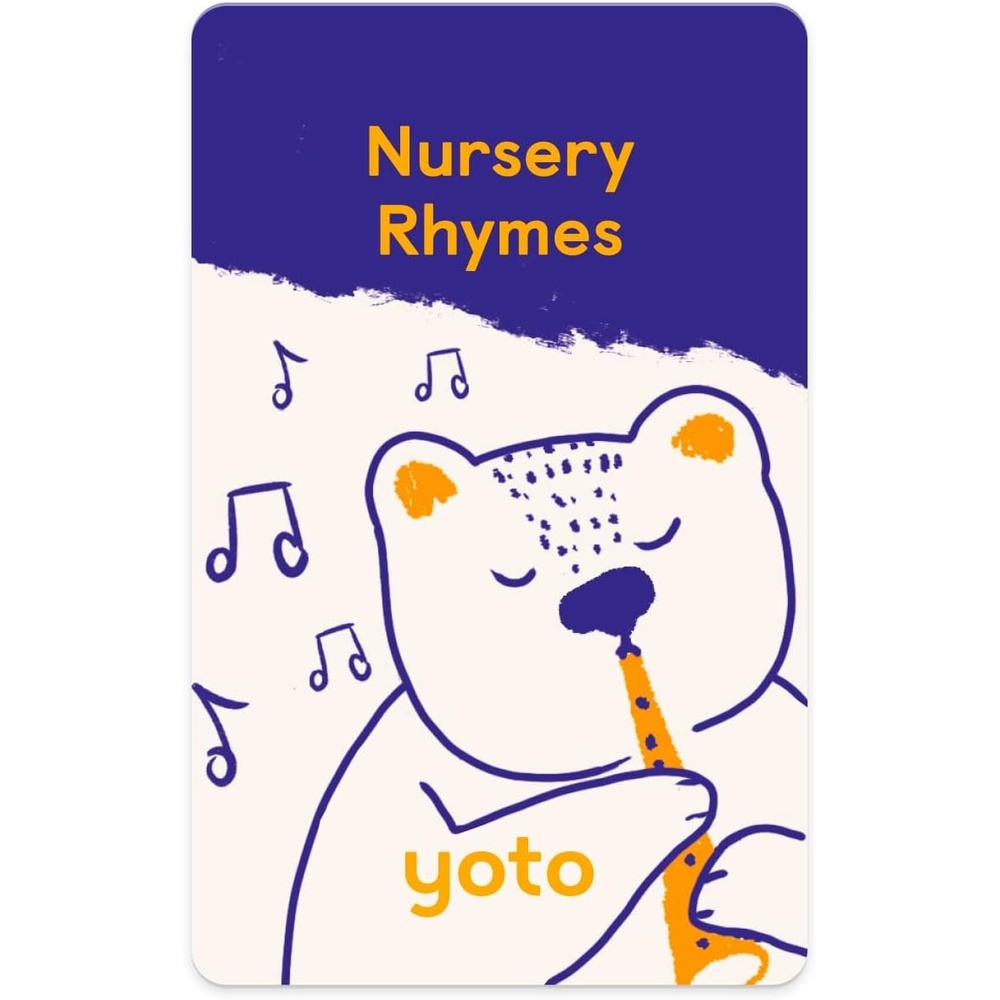 image:imageYOTO Nursery Rhymes  Kids Acoustic Musical Card for Use with Player amp Mini Allin1 Audio Device Educational ScreenFree Listening with Fun Singalong Songs for Playtime Parties amp Travel