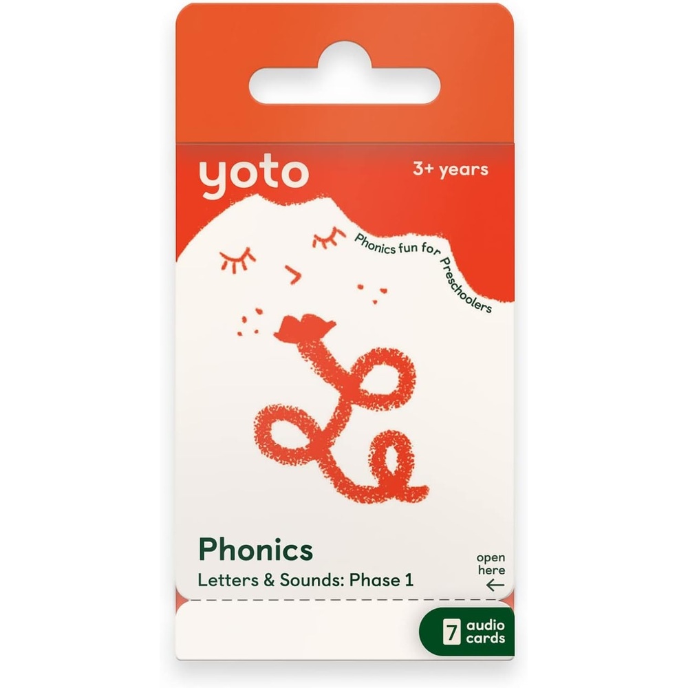 image:imageYOTO Phonics Letters amp Sounds Phase 1  Kids 7 Audio Cards for Use with Player amp Mini Allin1 Audio Device Educational ScreenFree Listening with Fun Interactive Learning Activities Ages 3