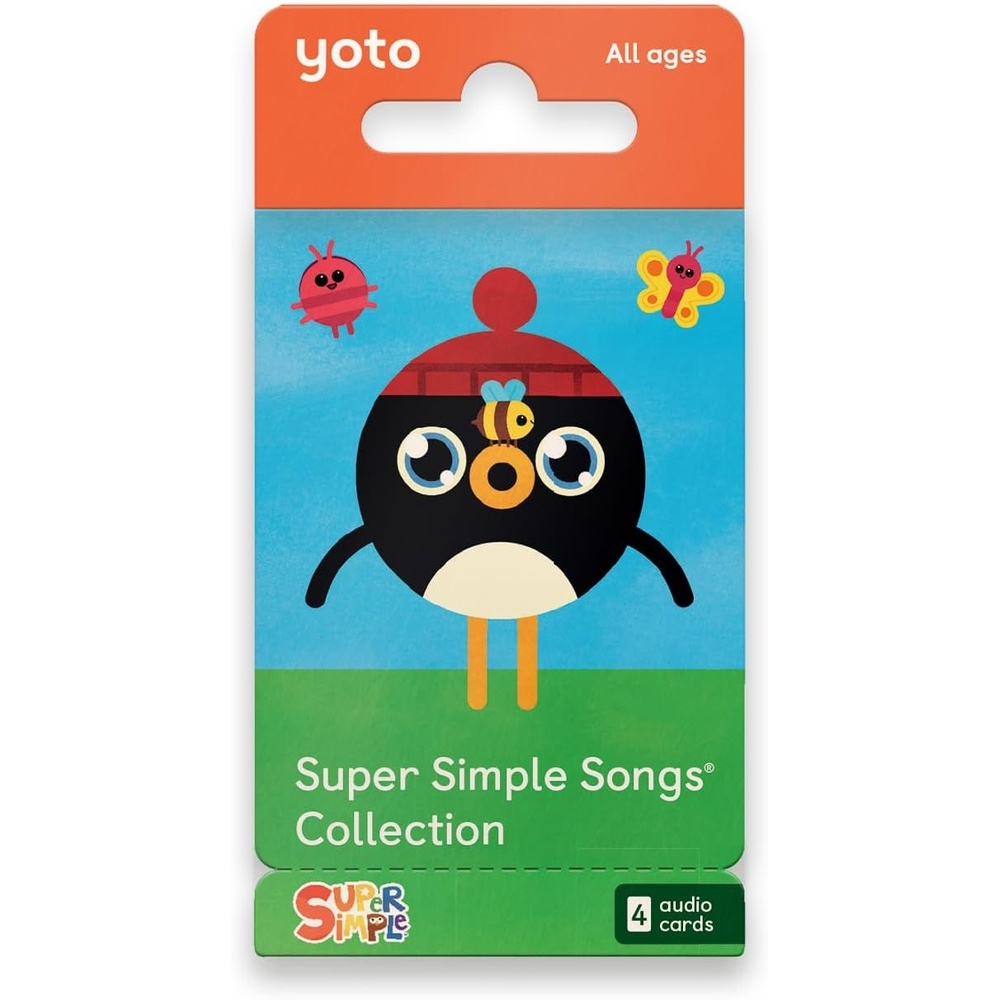 image:imageYOTO Super Simple Songs Collection  4 Kids Musical Cards for Use with Player amp Mini Allin1 Audio Device Educational ScreenFree Listening with Fun Singalong Music for Playtime Parties Travel