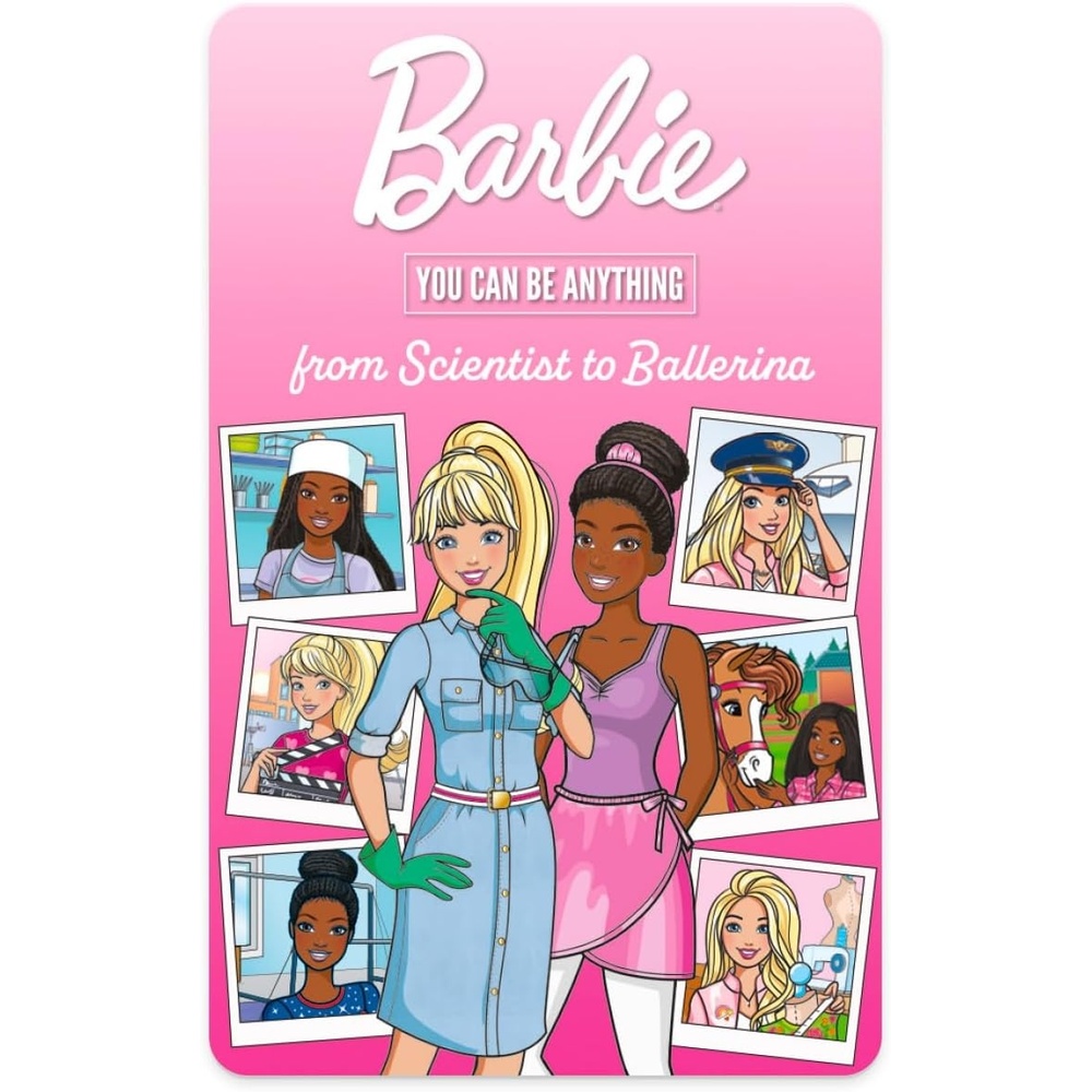 image:imageYoto Barbie You Can Be Anything from Scientist to Ballerina  Kids Audio Card for Use with Player amp Mini Allin1 Audio Device ScreenFree Listening Fun Playtime Bedtime amp Travel Stories Ages 3