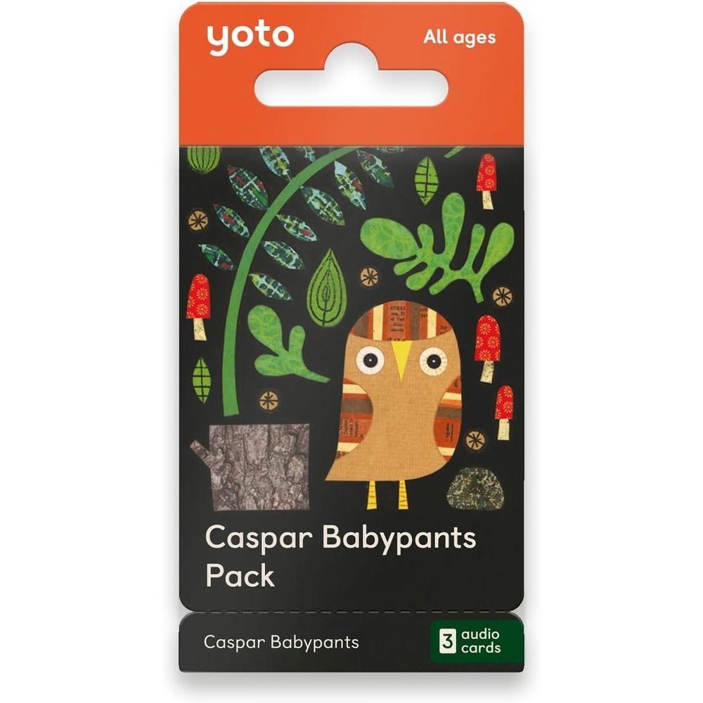 image:imageYoto Caspar Babypants Pack  3 Kids Audiobook Cards for Use with Player amp Mini Allin1 Audio Player ScreenFree Listening with Fun Festive Music for Playtime Travel amp Holiday Parties Ages 0