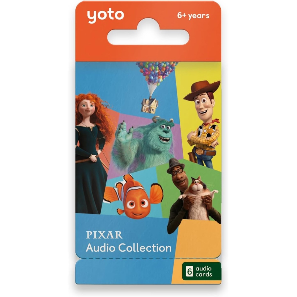 image:imageYoto Disney Pixar Audio Collection  6 Kids Audio Cards for Use with Player amp Mini Allin1 Audio Device Educational ScreenFree Listening with Fun Playtime Bedtime amp Travel Stories Ages 6