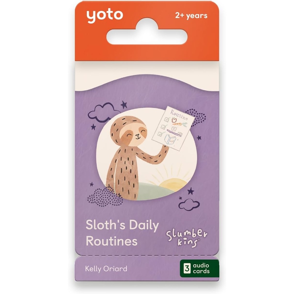 image:imageYoto Slumberkins Sloths Daily Routines  Kids Audio Card for Use with Player amp Mini Allin1 Audio Player Educational amp ScreenFree Listening with Fun Playtime Bedtime amp Travel Ages 2