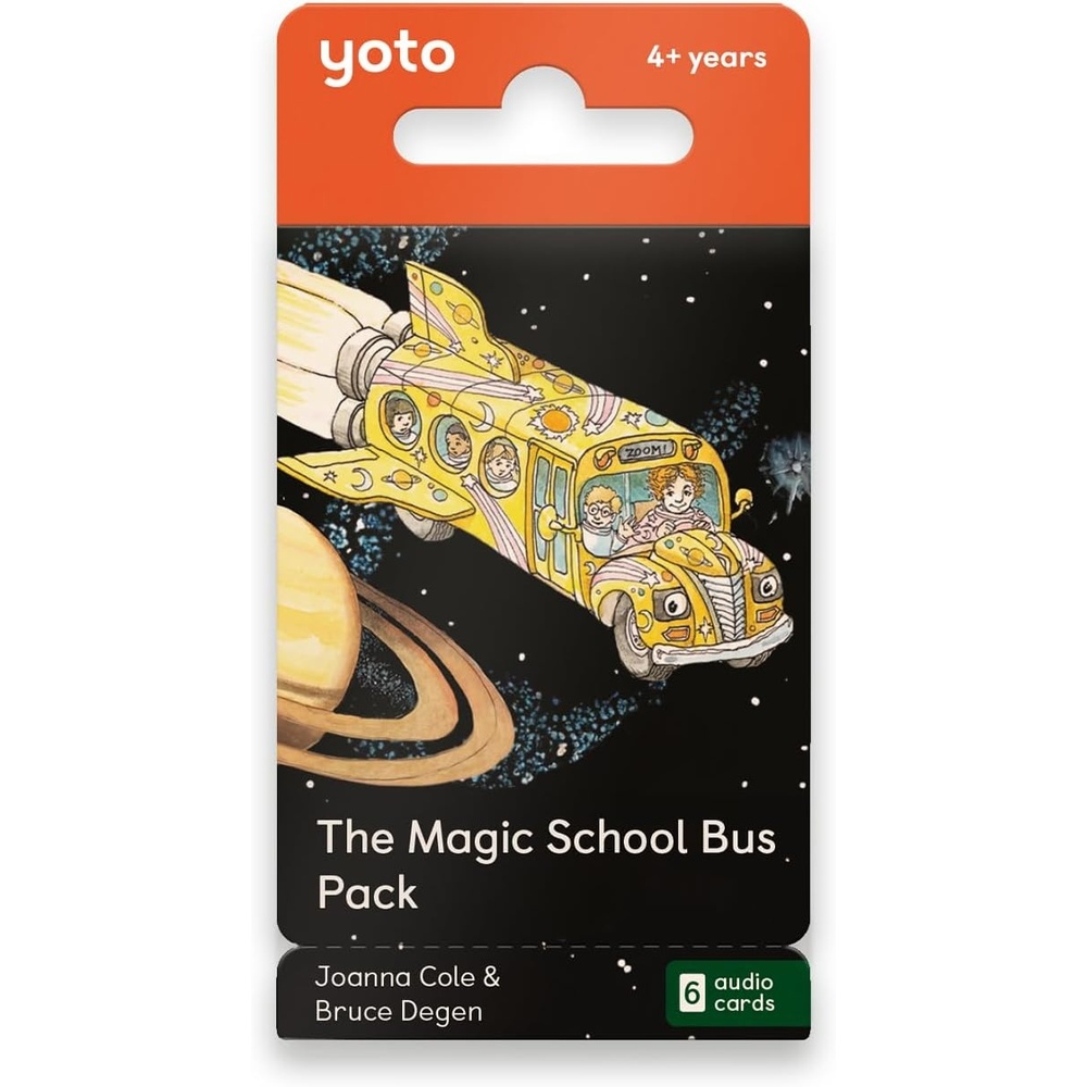 image:imageYoto The Magic School Bus Pack  6 Kids Audiobook Cards for Use with Player amp Mini Allin1 Audio Player Educational amp ScreenFree Listening with Fun Playtime Bedtime amp Travel Stories Ages 4