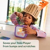 image:imageYOTO Player 3rd Gen  Adventure Jacket Grape Soda Purple  Kids Bluetooth Audio Speaker Allin1 ScreenFree Device Plays Stories Music Podcasts Radio White Noise Thermometer Nightlight Alarm