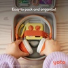 image:imageYoto Mini Travel Case  Kids Accessory Protective HardShell Carrier with Adjustable Shoulder Strap Holds Mini Headphones and Up to 30 Audiobook CardsOrange