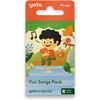 image:imageYOTO Fun Songs Pack  3 Kids Audiobook Cards for Use with Player amp Mini Allin1 Audio Player ScreenFree Listening with Fun Festive Music for Playtime Travel amp Holiday Parties All Ages