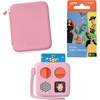 image:imageYOTO Mini Bundle  Disney Pixar Audio Collection  Adventure Jacket amp Card Case in Think Pink  Kids ScreenFree Bluetooth Audio Player Allin1 Travel Device for Stories Podcasts Radio White Noise