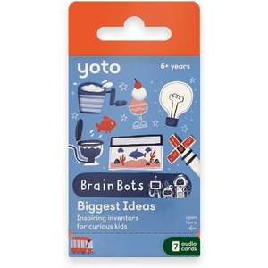 image:imageYOTO BrainBots Biggest Ideas  7 Audio Cards for Use with Player amp Mini Allin1 Audio Device Educational amp ScreenFree Listening with Fun Stories for Learning amp Interactive Quizzes Ages 6