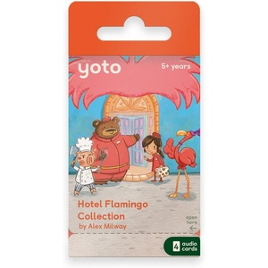 image:imageYOTO Hotel Flamingo by Alex Milway  4 Kids Audio Cards for Use with Player amp Mini Allin1 Audio Device Educational ScreenFree Listening with Fun Stories for Playtime Bedtime amp Travel Ages 5