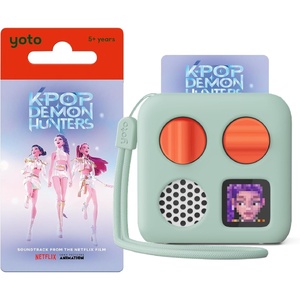 image:imageYOTO Mini Kpop Demon Hunters Bundle  ScreenFree Audio Player Kpop Demon Hunters Audio Card amp Frog Soup Adventure Jacket  Stories Music amp More Ages 5