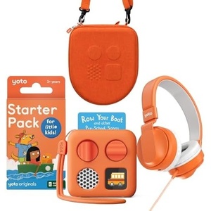image:imageYOTO Mini Summer Travel Bundle for Kids  ScreenFree Audio Player Starter Story Pack Headphones Case amp Jacket  The AllinOne Road Trip Companion for Long Journeys Ages 3