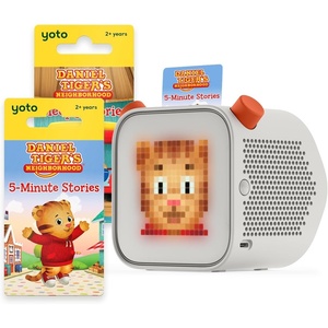 image:imageYOTO Player 3rd Gen  Daniel Tigers Neighborhood Bundle  Kids Bluetooth Audio Speaker Allin1 ScreenFree Device for Stories Music Podcasts Radio Thermometer Nightlight OktoWake Clock