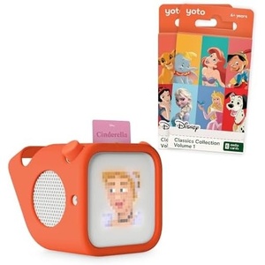 image:imageYOTO Player Bundle  Disney Classics Vol1 amp Vol2  Fruit Punch Adventure Jacket  Kids ScreenFree Bluetooth Audio Player Allin1 Travel Device for Stories Music Podcasts Radio White Noise