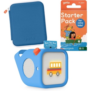 image:imageYOTO Player Discovery Bundle  ScreenFree Audio Player Starter Pack for Little Kids Adventure Jacket amp Card Case in Blue Bird to Begin the Experience Ages 3