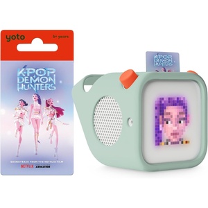 image:imageYOTO Player Kpop Demon Hunters Bundle  ScreenFree Audio Player Kpop Demon Hunters Audio Card amp Frog Soup Adventure Jacket  Stories Music amp More Ages 5