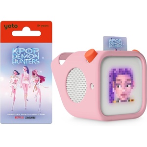 image:imageYOTO Player Kpop Demon Hunters Bundle  ScreenFree Audio Player Kpop Demon Hunters Audio Card amp Think Pink Adventure Jacket  Stories Music amp More Ages 5
