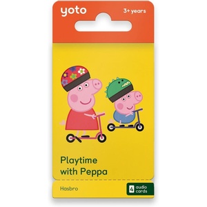 image:imageYOTO Playtime with Peppa  4 Kids Audio Cards for Use with Player amp Mini Allin1 Audio Device Educational amp ScreenFree Listening with Fun Stories for Daytime Bedtime amp Travel Ages 3