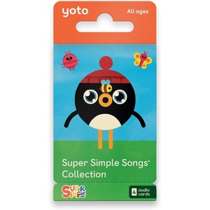 image:imageYOTO Super Simple Songs Collection  4 Kids Musical Cards for Use with Player amp Mini Allin1 Audio Device Educational ScreenFree Listening with Fun Singalong Music for Playtime Parties Travel