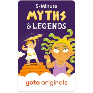 image:imageYoto 5Minute Myths amp Legends  Kids Audio Card for Use with Player amp Mini Allin1 Audio Device ScreenFree Listening with Fun Playtime Bedtime amp Travel Stories Ages 4