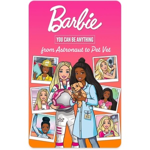 image:imageYoto Barbie You Can Be Anything from Astronaut to Pet Vet  Kids Audio Card for Use with Player amp Mini Allin1 Audio Device ScreenFree Listening Fun Playtime Bedtime amp Travel Stories Ages 3