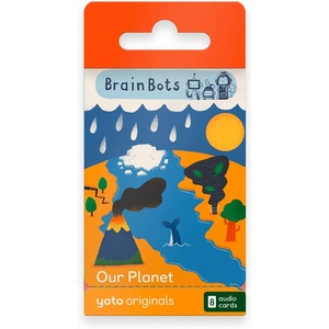 image:imageYoto BrainBots Our Planet  8 Kids Audiobook Cards for Use with Player amp Mini Allin1 Audio Device Educational ScreenFree Listening with Fun Stories for Learning amp Interactive Quizzes Ages 6