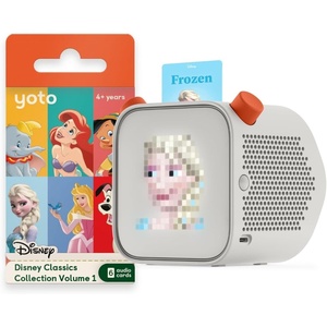 image:imageYoto Player 3rd Gen  Disney Classics Bundle  Kids Bluetooth Audio Speaker Allin1 ScreenFree Device Plays Stories Music Podcasts Radio White Noise Thermometer Nightlight Oktowake Alarm Clock