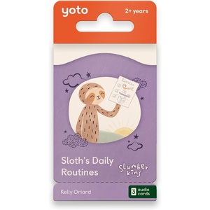 image:imageYoto Slumberkins Sloths Daily Routines  Kids Audio Card for Use with Player amp Mini Allin1 Audio Player Educational amp ScreenFree Listening with Fun Playtime Bedtime amp Travel Ages 2