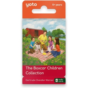 image:imageYoto The Boxcar Children Collection  4 Kids Audio Cards for Use with Player amp Mini Allin1 Audio Device ScreenFree Listening with Fun Stories for Playtime Bedtime amp Travel Ages 7